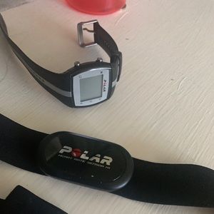 Polar heart rate watch and strap